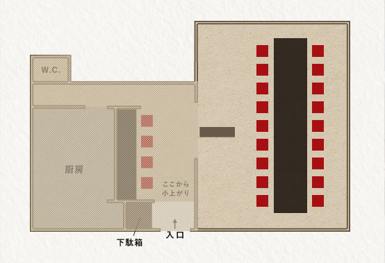 floormap（16～18名様）